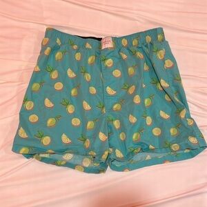 American Eagle Outfitters Blue Lemon Print Boxers
